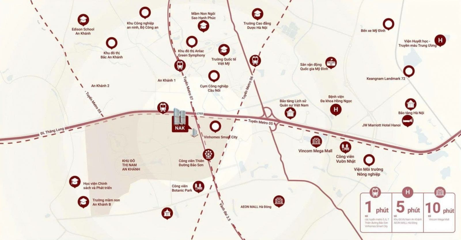 VỊ TRÍ CHUNG CƯ IMPERIA SKY PARK NAM AN KHÁNH