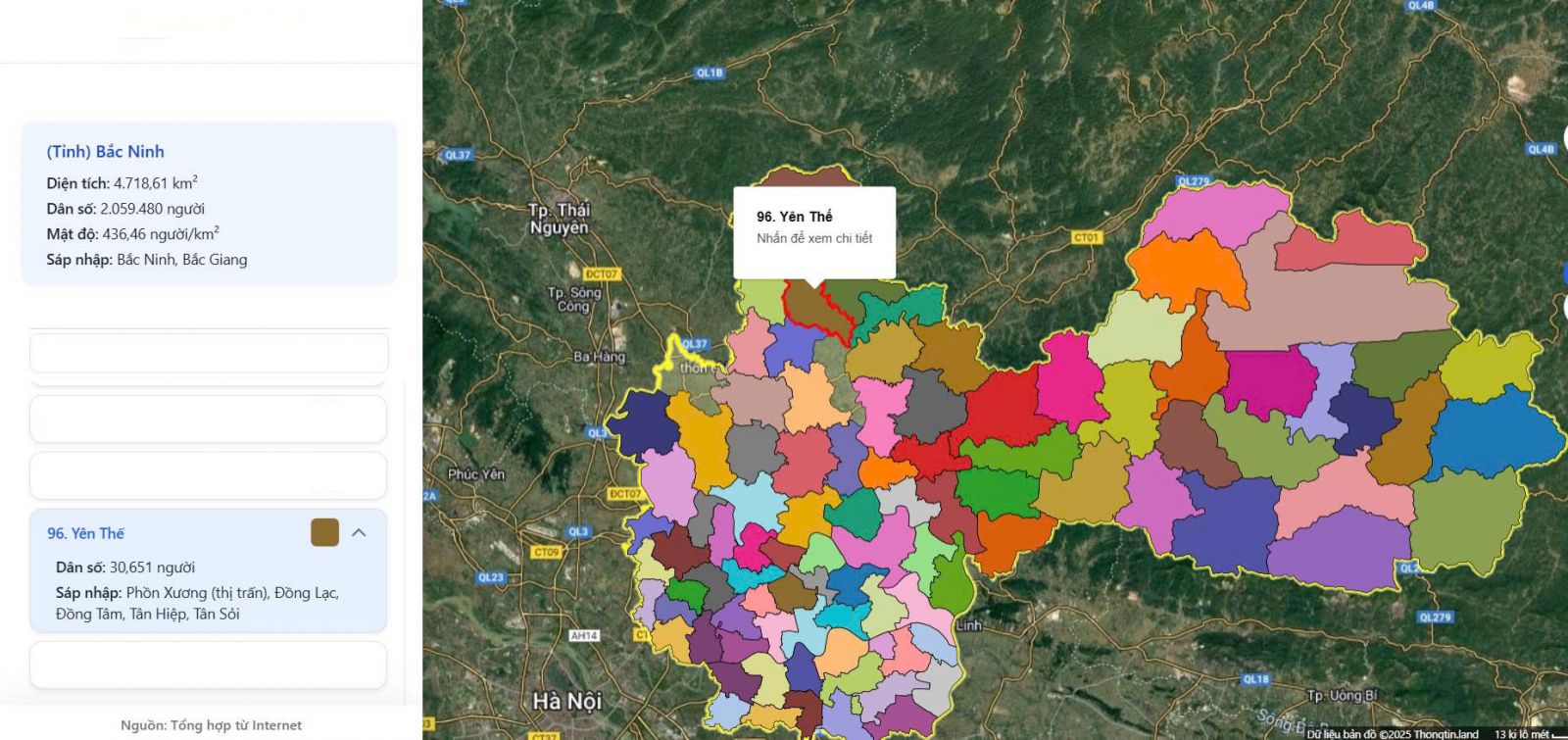 quy hoạch yên thế